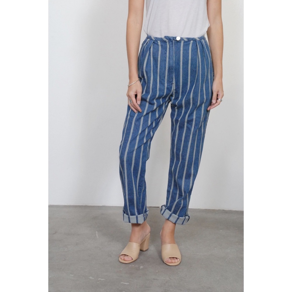 Rachel Comey Laszlo Striped Pants indigo Size 4